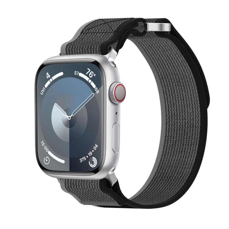 ダブルフック＆ループファスナー付きナイロン製時計バンド、Apple Watch SE 2023 44mm用、Apple Watch SE 2023 40mm用、Apple Watch Ultra 2 49mm用、Apple Watch Series 9 45mm用、Apple Watch Series 9 41mm用、Apple Watch Ultra 49mm用、Apple Watch Series 8 4...