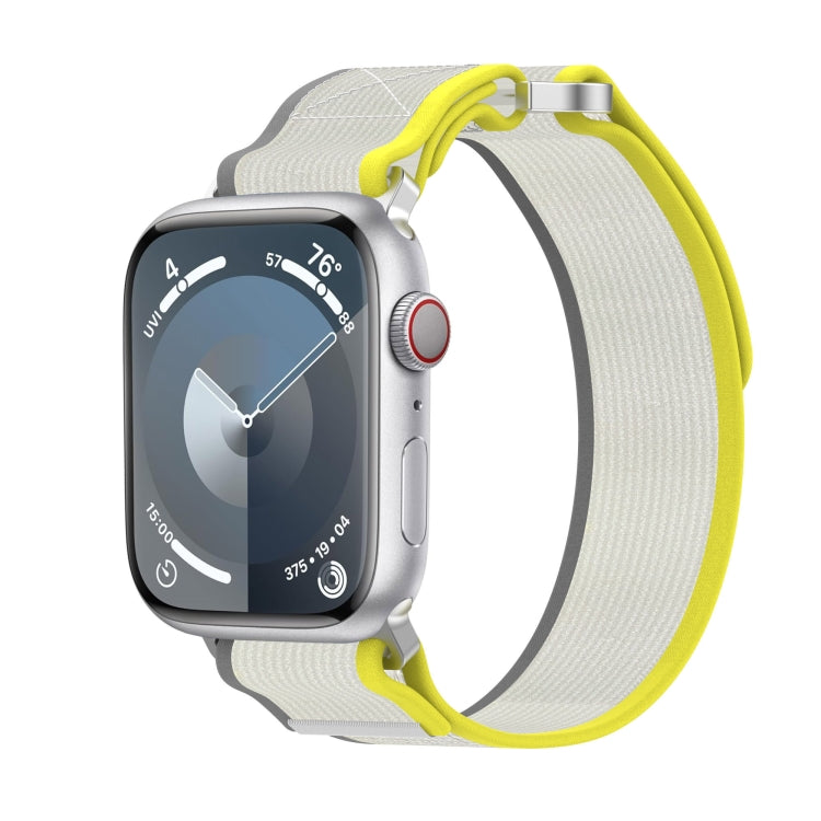ダブルフック＆ループファスナー付きナイロン製時計バンド、Apple Watch SE 2023 44mm用、Apple Watch SE 2023 40mm用、Apple Watch Ultra 2 49mm用、Apple Watch Series 9 45mm用、Apple Watch Series 9 41mm用、Apple Watch Ultra 49mm用、Apple Watch Series 8 4...