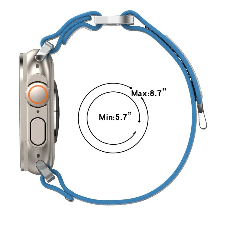 ダブルフック＆ループ ファスナーナイロンウォッチバンド、Apple Watch SE 40mm用、Apple Watch SE 44mm用、Apple Watch Series 6 40mm用、Apple Watch Series 6 44mm用、Apple Watch Series 5 44mm用、Apple Watch Series 5 40mm用、Apple Watch 4 44mm用