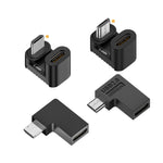 Type-CメスからマイクロUSBオスアダプター データ充電伝送、Type-CメスからマイクロオスU字型後ろ、Type-CメスからマイクロオスU字型前、Type-Cメスからマイクロオス右曲げ、Type-Cメスからマイクロオス左曲げ