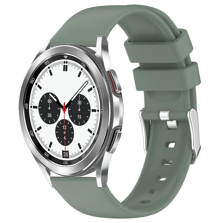 20mmスムース単色シリコンウォッチバンド、Samsung Galaxy Watch 4 Classic 42mm用、Samsung Galaxy Watch Active 2 44mm用、Samsung Galaxy Watch Active 2 40mm用、Samsung Galaxy Watch 42mm用