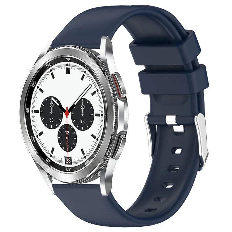 20mmスムース単色シリコンウォッチバンド、Samsung Galaxy Watch 4 Classic 42mm用、Samsung Galaxy Watch Active 2 44mm用、Samsung Galaxy Watch Active 2 40mm用、Samsung Galaxy Watch 42mm用