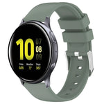 20mmスムース単色シリコンウォッチバンド、Samsung Galaxy Watch 4 Classic 42mm用、Samsung Galaxy Watch Active 2 44mm用、Samsung Galaxy Watch Active 2 40mm用、Samsung Galaxy Watch 42mm用
