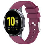 20mmスムース単色シリコンウォッチバンド、Samsung Galaxy Watch 4 Classic 42mm用、Samsung Galaxy Watch Active 2 44mm用、Samsung Galaxy Watch Active 2 40mm用、Samsung Galaxy Watch 42mm用