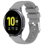 20mmスムース単色シリコンウォッチバンド、Samsung Galaxy Watch 4 Classic 42mm用、Samsung Galaxy Watch Active 2 44mm用、Samsung Galaxy Watch Active 2 40mm用、Samsung Galaxy Watch 42mm用