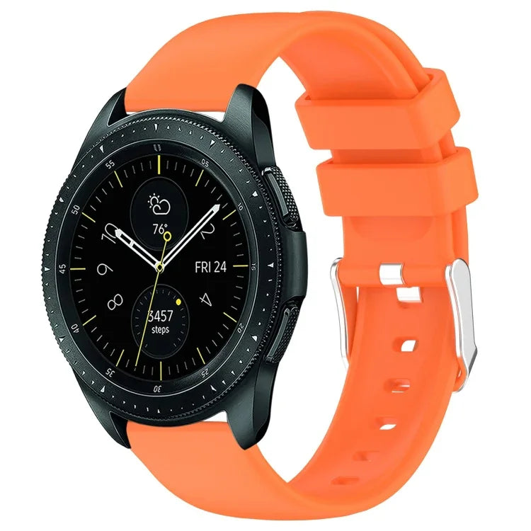 20mmスムース単色シリコンウォッチバンド、Samsung Galaxy Watch 4 Classic 42mm用、Samsung Galaxy Watch Active 2 44mm用、Samsung Galaxy Watch Active 2 40mm用、Samsung Galaxy Watch 42mm用