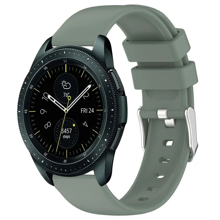 20mmスムース単色シリコンウォッチバンド、Samsung Galaxy Watch 4 Classic 42mm用、Samsung Galaxy Watch Active 2 44mm用、Samsung Galaxy Watch Active 2 40mm用、Samsung Galaxy Watch 42mm用