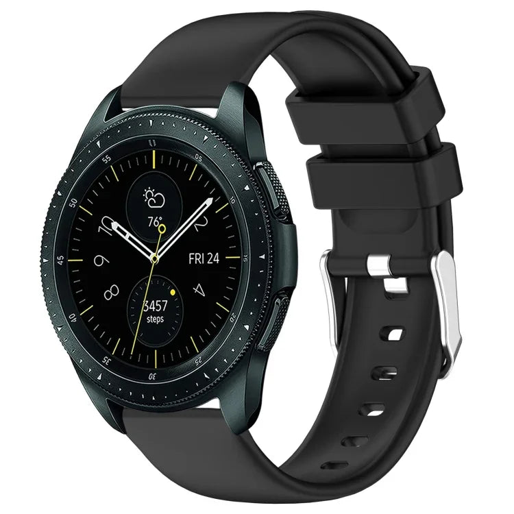 20mmスムース単色シリコンウォッチバンド、Samsung Galaxy Watch 4 Classic 42mm用、Samsung Galaxy Watch Active 2 44mm用、Samsung Galaxy Watch Active 2 40mm用、Samsung Galaxy Watch 42mm用
