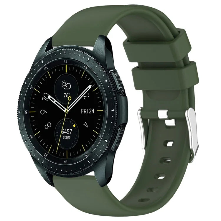 20mmスムース単色シリコンウォッチバンド、Samsung Galaxy Watch 4 Classic 42mm用、Samsung Galaxy Watch Active 2 44mm用、Samsung Galaxy Watch Active 2 40mm用、Samsung Galaxy Watch 42mm用