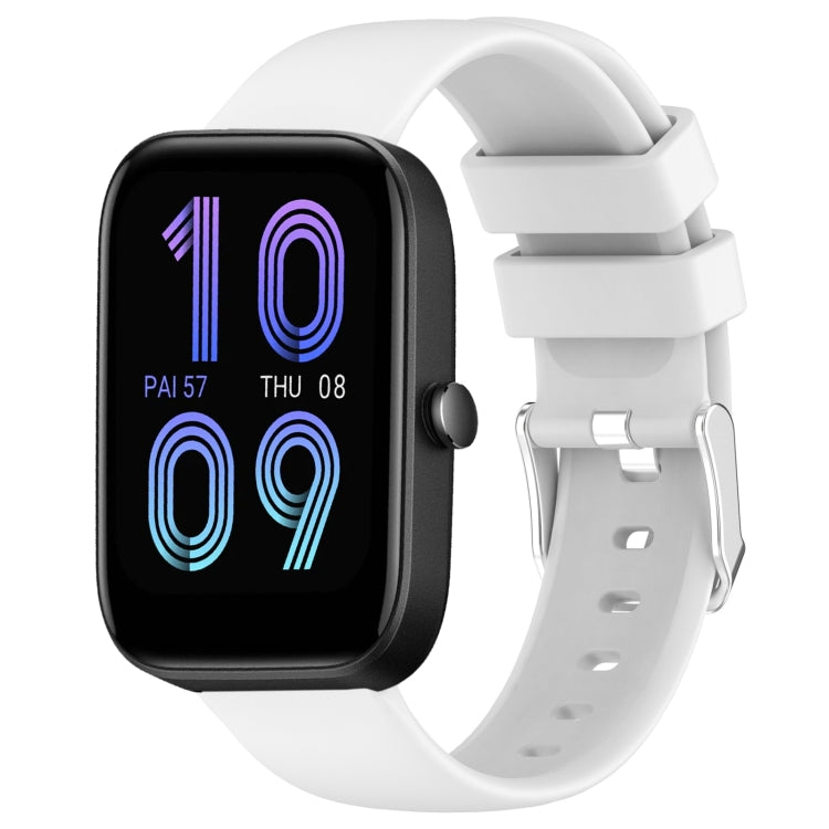 20mm Smooth Solid Color Silicone Watch Band, For Amazfit Bip 3, For Amazfit Bip 3 Pro, For Amazfit GTS 3, For Amazfit GTS 2 Mini