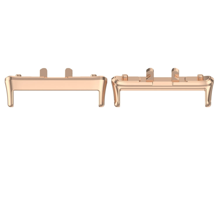 For Samsung Galaxy Fit 3 SM-R390 1 Pair Metal Watch Band Connector, Silver, Black, Gold, Rose Gold
