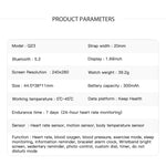 Q23 IP67防水スマートブレスレット スポーツフィットネストラッカー