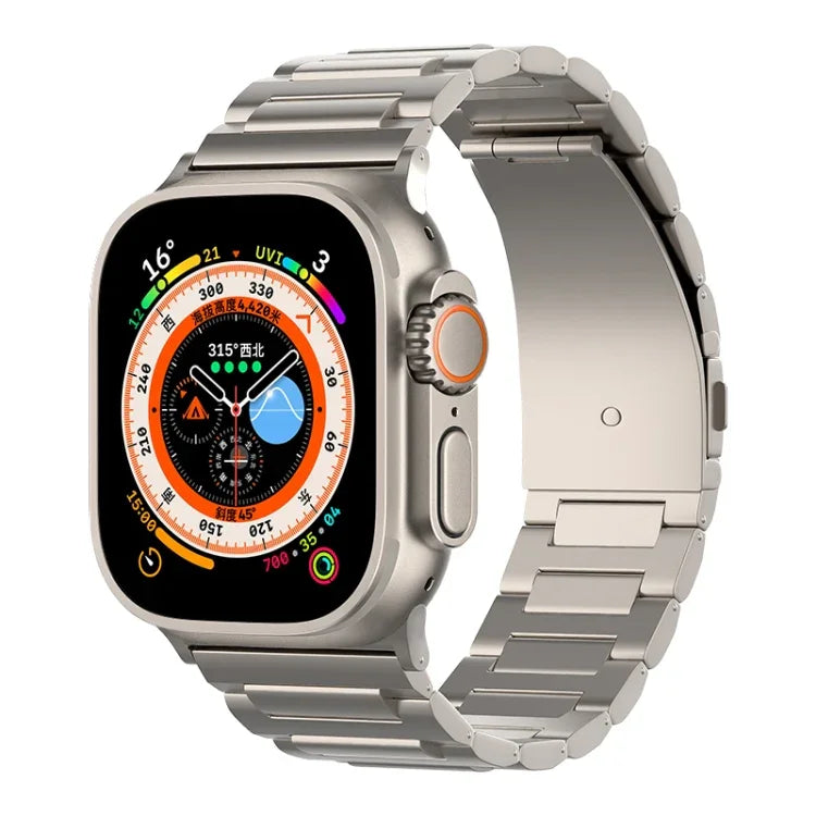 I字型 チタンウォッチバンド、Apple Watch SE 2023 44mm 用、Apple Watch Ultra 2 49mm 用、Apple Watch Series 9 45mm 用、Apple Watch Ultra 49mm 用、Apple Watch Series 8 45mm 用、Apple Watch SE 2022 44mm 用、Apple Watch Series 7 45mm 用