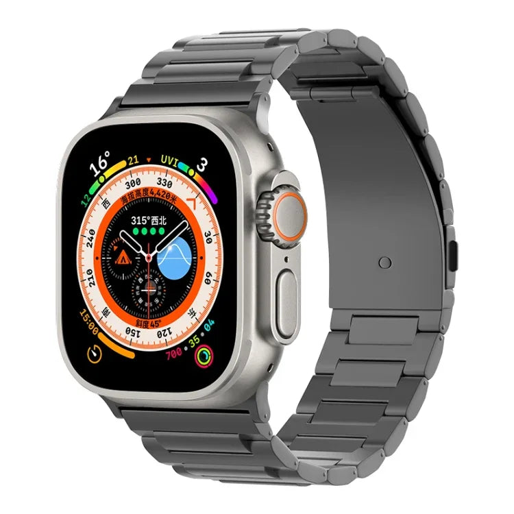 I字型 チタンウォッチバンド、Apple Watch SE 2023 44mm 用、Apple Watch Ultra 2 49mm 用、Apple Watch Series 9 45mm 用、Apple Watch Ultra 49mm 用、Apple Watch Series 8 45mm 用、Apple Watch SE 2022 44mm 用、Apple Watch Series 7 45mm 用