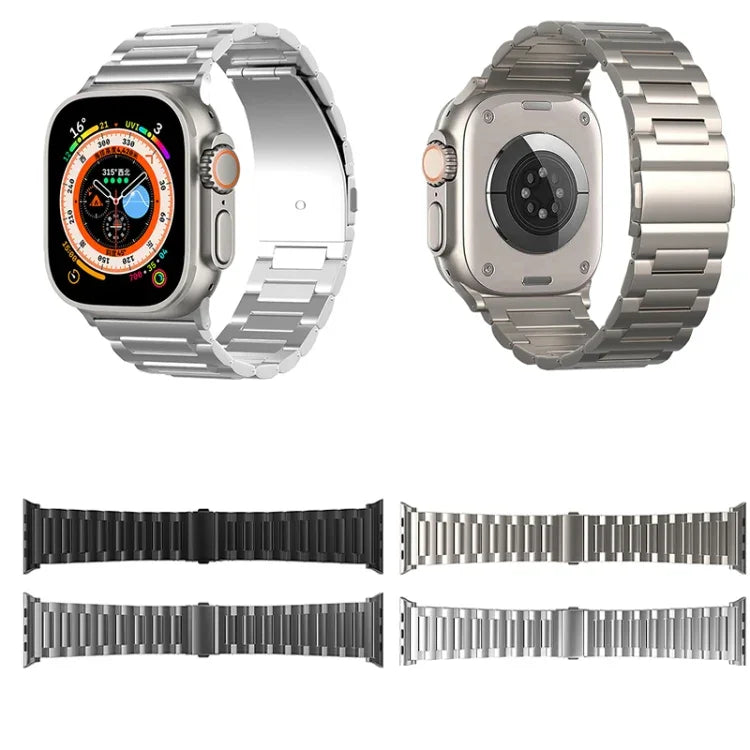 I字型 チタンウォッチバンド、Apple Watch SE 2023 44mm 用、Apple Watch Ultra 2 49mm 用、Apple Watch Series 9 45mm 用、Apple Watch Ultra 49mm 用、Apple Watch Series 8 45mm 用、Apple Watch SE 2022 44mm 用、Apple Watch Series 7 45mm 用