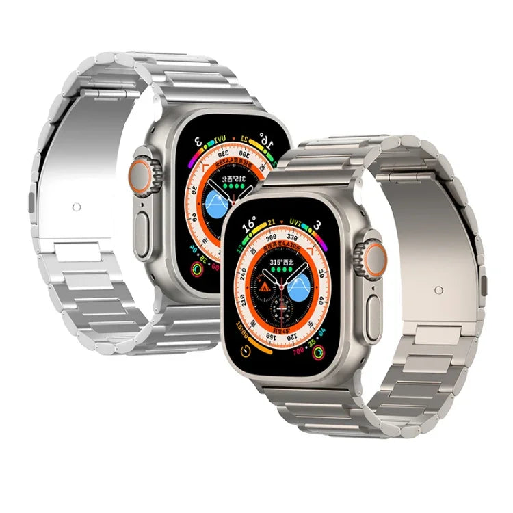 I字型 チタンウォッチバンド、Apple Watch SE 2023 44mm 用、Apple Watch Ultra 2 49mm 用、Apple Watch Series 9 45mm 用、Apple Watch Ultra 49mm 用、Apple Watch Series 8 45mm 用、Apple Watch SE 2022 44mm 用、Apple Watch Series 7 45mm 用