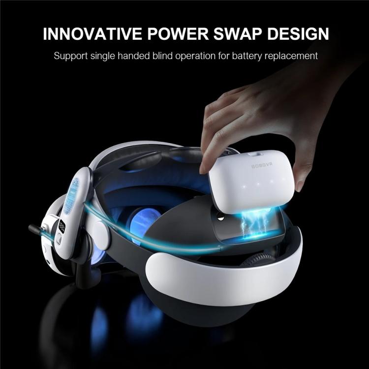 BOBOVR S3 Pro Meta Quest 3 VR用ヘッドストラップ 10000mAhバッテリー付き、S3 Pro