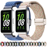 Samsung Galaxy Fit3用マグネットバックルナイロン編みウォッチバンド