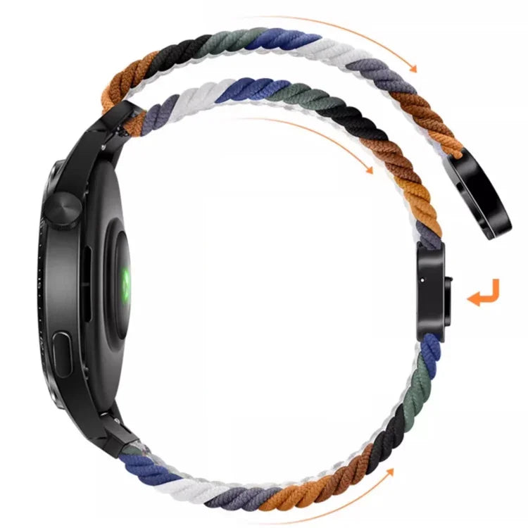 Samsung Galaxy Fit3用マグネットバックルナイロン編みウォッチバンド