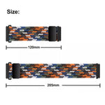 Samsung Galaxy Fit3用マグネットバックルナイロン編みウォッチバンド