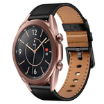 20mm SXコネクターメタルボタンスイッチレザーバンド、Samsung Galaxy Watch 5、Samsung Galaxy Watch 5 Pro、Samsung Galaxy Watch 4、Samsung Galaxy Gear Sport、Samsung Galaxy Watch 3 41mm、Samsung Galaxy Watch Active用
