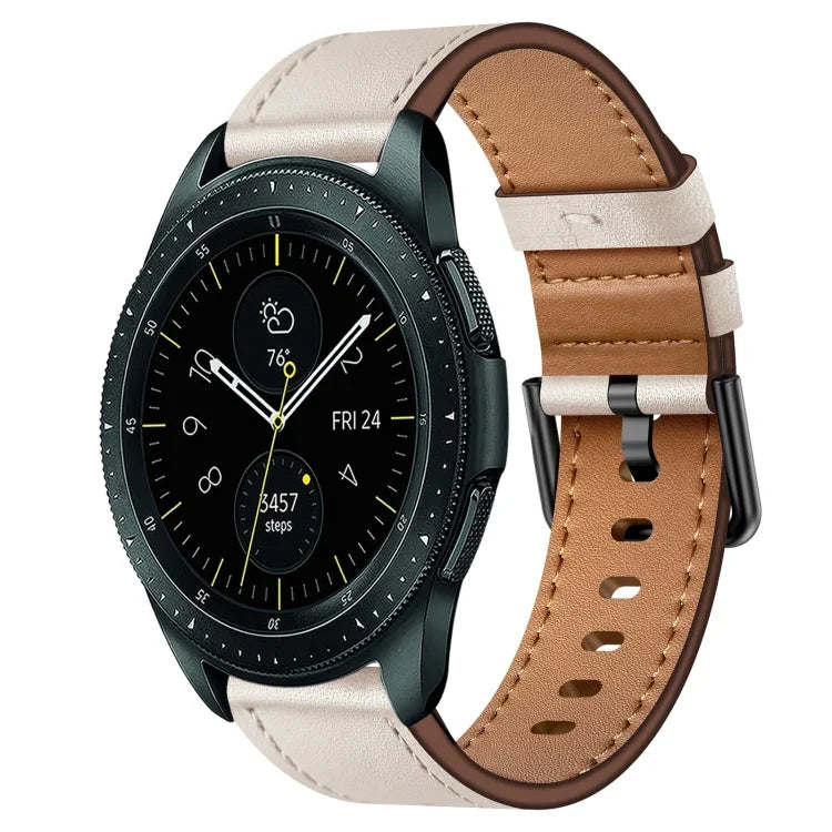 20mm SXコネクターメタルボタンスイッチレザーバンド、Samsung Galaxy Watch 5、Samsung Galaxy Watch 5 Pro、Samsung Galaxy Watch 4、Samsung Galaxy Gear Sport、Samsung Galaxy Watch 3 41mm、Samsung Galaxy Watch Active用