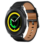 20mm SXコネクターメタルボタンスイッチレザーバンド、Samsung Galaxy Watch 5、Samsung Galaxy Watch 5 Pro、Samsung Galaxy Watch 4、Samsung Galaxy Gear Sport、Samsung Galaxy Watch 3 41mm、Samsung Galaxy Watch Active用