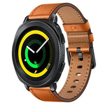 20mm SXコネクターメタルボタンスイッチレザーバンド、Samsung Galaxy Watch 5、Samsung Galaxy Watch 5 Pro、Samsung Galaxy Watch 4、Samsung Galaxy Gear Sport、Samsung Galaxy Watch 3 41mm、Samsung Galaxy Watch Active用