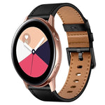 20mm SXコネクターメタルボタンスイッチレザーバンド、Samsung Galaxy Watch 5、Samsung Galaxy Watch 5 Pro、Samsung Galaxy Watch 4、Samsung Galaxy Gear Sport、Samsung Galaxy Watch 3 41mm、Samsung Galaxy Watch Active用