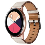 20mm SXコネクターメタルボタンスイッチレザーバンド、Samsung Galaxy Watch 5、Samsung Galaxy Watch 5 Pro、Samsung Galaxy Watch 4、Samsung Galaxy Gear Sport、Samsung Galaxy Watch 3 41mm、Samsung Galaxy Watch Active用