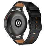 20mm SXコネクターメタルボタンスイッチレザーバンド、Samsung Galaxy Watch 5、Samsung Galaxy Watch 5 Pro、Samsung Galaxy Watch 4、Samsung Galaxy Gear Sport、Samsung Galaxy Watch 3 41mm、Samsung Galaxy Watch Active用