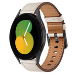 20mm SXコネクターメタルボタンスイッチレザーバンド、Samsung Galaxy Watch 5、Samsung Galaxy Watch 5 Pro、Samsung Galaxy Watch 4、Samsung Galaxy Gear Sport、Samsung Galaxy Watch 3 41mm、Samsung Galaxy Watch Active用