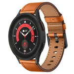 20mm SXコネクターメタルボタンスイッチレザーバンド、Samsung Galaxy Watch 5、Samsung Galaxy Watch 5 Pro、Samsung Galaxy Watch 4、Samsung Galaxy Gear Sport、Samsung Galaxy Watch 3 41mm、Samsung Galaxy Watch Active用
