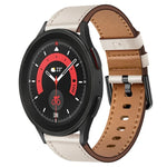20mm SXコネクターメタルボタンスイッチレザーバンド、Samsung Galaxy Watch 5、Samsung Galaxy Watch 5 Pro、Samsung Galaxy Watch 4、Samsung Galaxy Gear Sport、Samsung Galaxy Watch 3 41mm、Samsung Galaxy Watch Active用