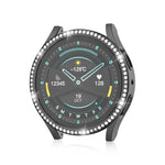 Samsung Galaxy Watch 7 40mm用シングルダイヤモンドホロウPCウォッチ保護ケース
