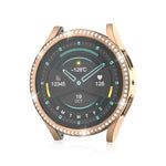 Samsung Galaxy Watch 7 40mm用シングルダイヤモンドホロウPCウォッチ保護ケース