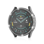 Samsung Galaxy Watch 7 40mm用シングルダイヤモンドホロウPCウォッチ保護ケース