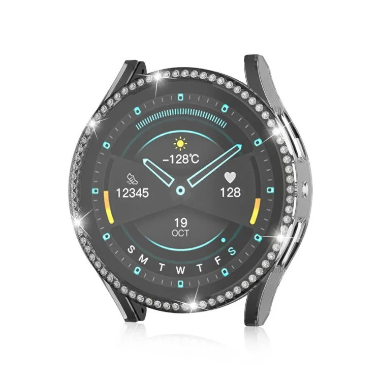 Samsung Galaxy Watch 7 40mm用シングルダイヤモンドホロウPCウォッチ保護ケース