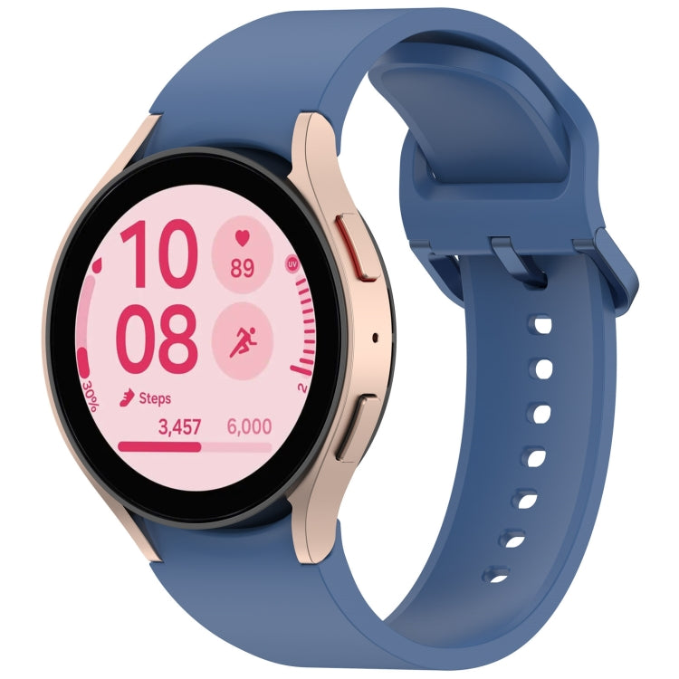 Solid Color Colorful Buckle Quick Release Silicone Watch Band, For Samsung Galaxy Watch FE 40mm, For Samsung Galaxy Watch 7 40 / 44mm