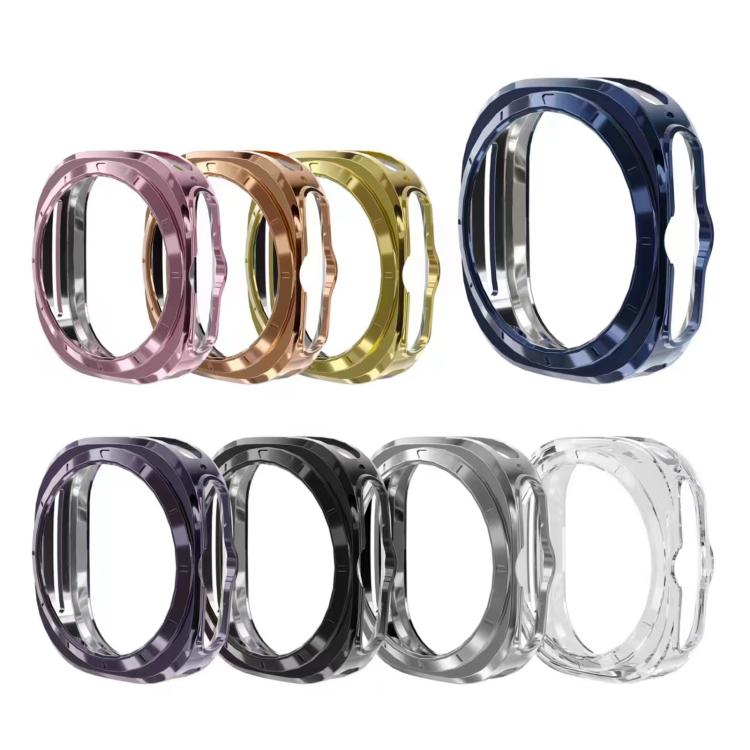 全面保護 TPU 電気めっき 時計保護ケース、Samsung Galaxy Watch 7 44mm用、Samsung Galaxy Watch 7 40mm用、Samsung Galaxy Watch Ultra 47mm / Ultra 2025用