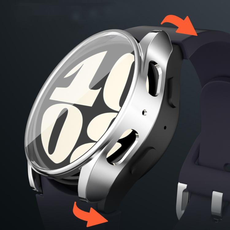 全面保護 TPU 電気めっき 時計保護ケース、Samsung Galaxy Watch 7 44mm用、Samsung Galaxy Watch 7 40mm用、Samsung Galaxy Watch Ultra 47mm / Ultra 2025用