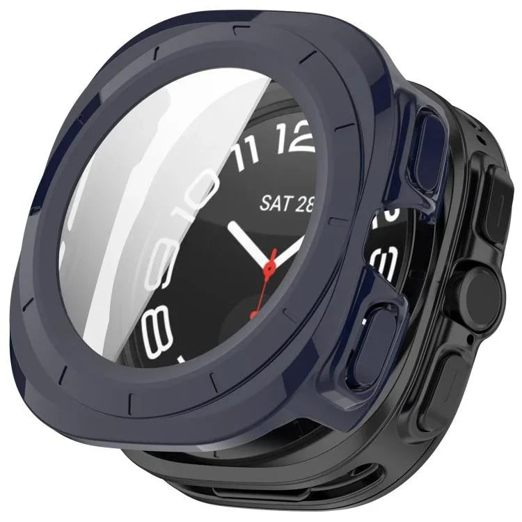 強化フィルム一体型防水PCウォッチ保護カバー、Samsung Galaxy Watch Ultra 47mm / Ultra 2025用、Samsung Galaxy Watch 7 44mm用、Samsung Galaxy Watch 7 40mm用
