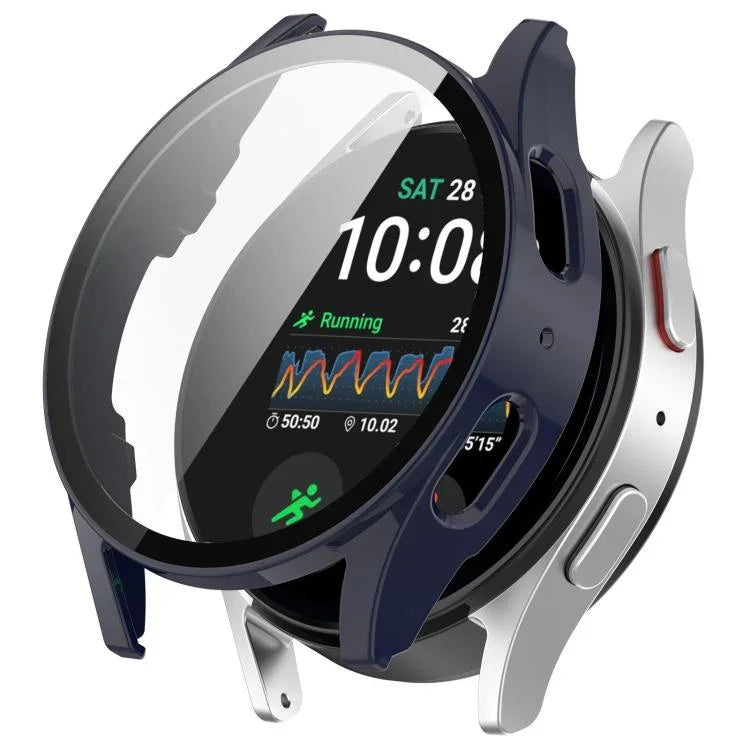 強化フィルム一体型防水PCウォッチ保護カバー、Samsung Galaxy Watch Ultra 47mm / Ultra 2025用、Samsung Galaxy Watch 7 44mm用、Samsung Galaxy Watch 7 40mm用