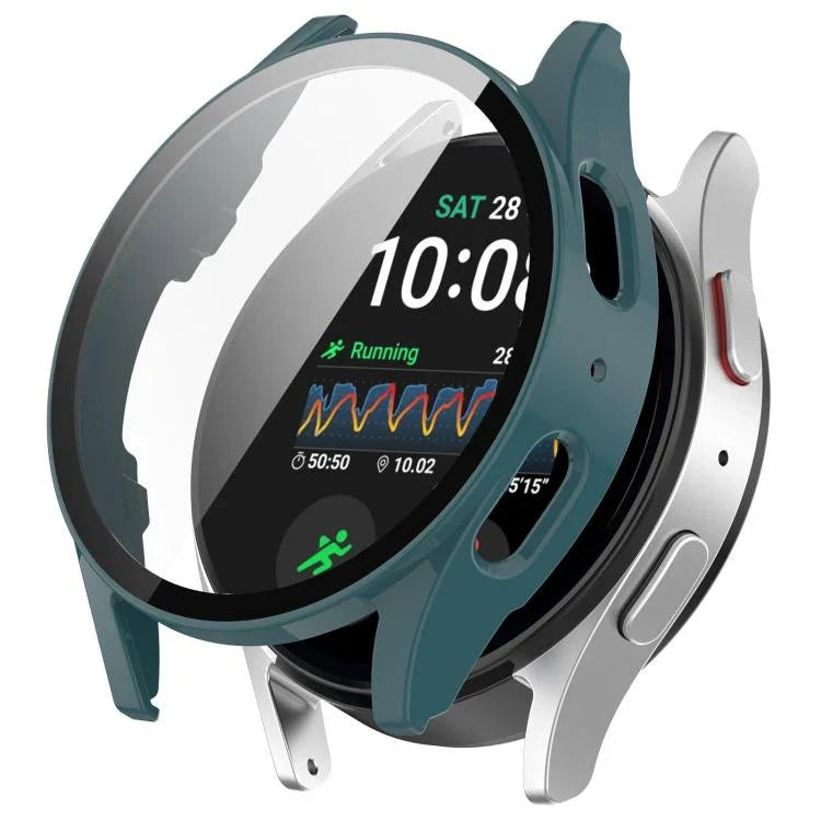 強化フィルム一体型防水PCウォッチ保護カバー、Samsung Galaxy Watch Ultra 47mm / Ultra 2025用、Samsung Galaxy Watch 7 44mm用、Samsung Galaxy Watch 7 40mm用
