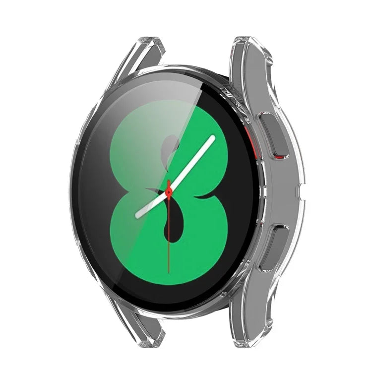 Samsung Galaxy Watch FE 40mm用PC＋強化ガラスフィルム一体型ウォッチ保護ケース