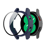 Samsung Galaxy Watch FE 40mm用PC＋強化ガラスフィルム一体型ウォッチ保護ケース