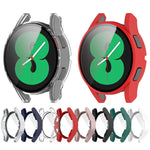 Samsung Galaxy Watch FE 40mm用PC＋強化ガラスフィルム一体型ウォッチ保護ケース