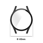 Samsung Galaxy Watch FE 40mm用PC＋強化ガラスフィルム一体型ウォッチ保護ケース