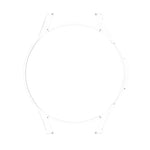 Samsung Galaxy Watch FE 40mm用ハーフパックホロウPCウォッチ保護ケース