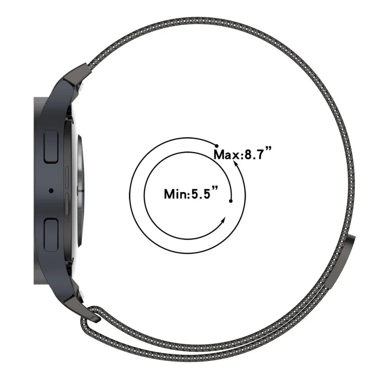 ミラノマグネティッククイックリリースステンレススチールウォッチバンド, Samsung Galaxy Watch FE 40mm用, Samsung Galaxy Watch 7 40 / 44mm用